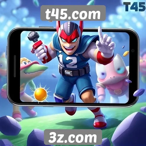 Desempenho dos jogos mobile na plataforma t45.com