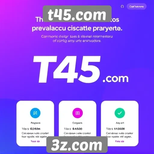 Novos recursos disponíveis no site t45.com